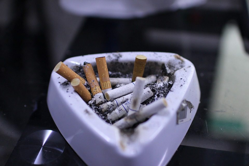 in cigarettes